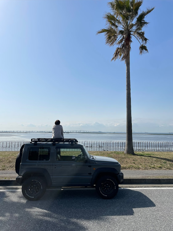 ジムニーシエラの海と愛車・ドライブ・三連休最終日・シエラ・千葉フォルニアに関するカスタム事例の投稿画像4枚目