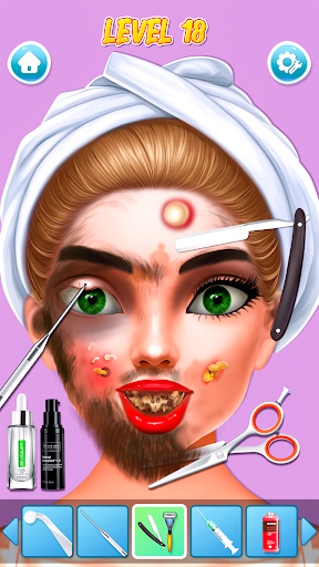 Screenshot ASMR Doctor Games Makeup Salon