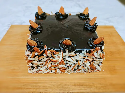 Almond Chocolate Cake Square [Pure Eggless]