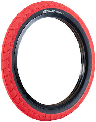 Sunday Current V2 Tire - 20 x 2.4, Clincher, Wire, Red/Black alternate image 0