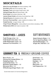 Gateway Taproom menu 1