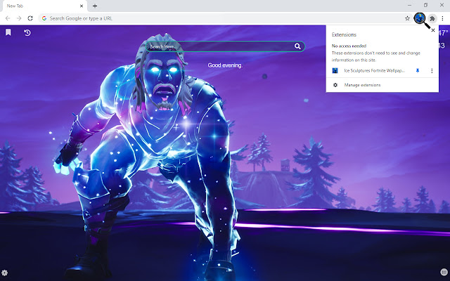 Ice Sculptures Fortnite Wallpapers New Tab