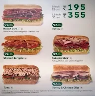 Subway menu 2