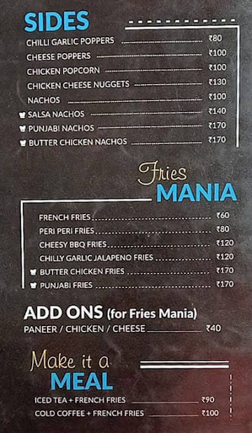 Rolls Mania menu 