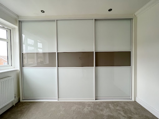 Newly Fitted 3-Door Sliding Door Wardrobe