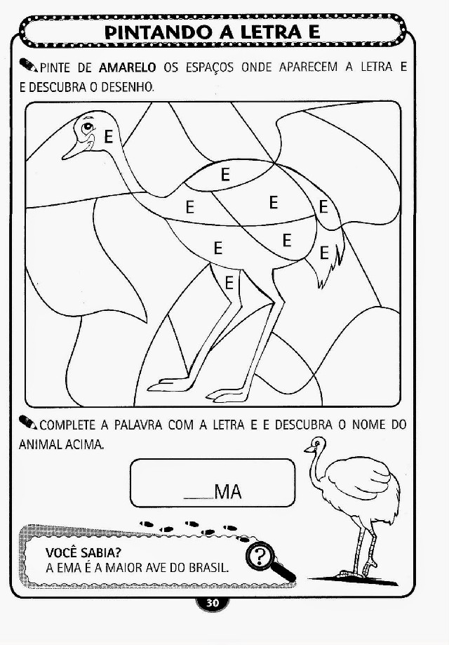 Atividades para educação infantil 5 anos raciocinio logico