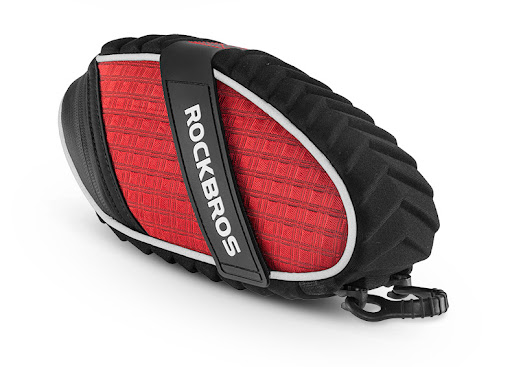 Title 7, Large capacity waterproof bicycle rear bag. Car...