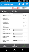 XChange Data Screenshot