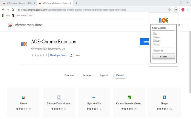 AOE-Chrome Extension
