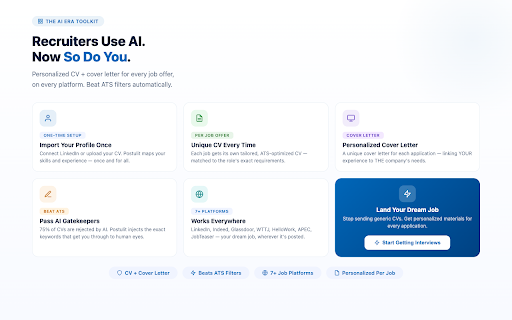 Postulit - AI CV & Cover Letter Generator for Every Job screenshot 2