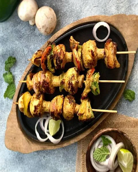 Mushroom Tikka Masaledaar