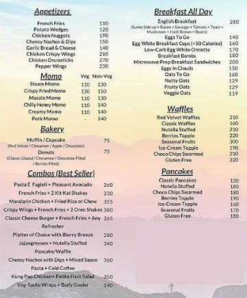 The Bistro Lighthouse menu 