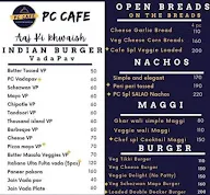 Pc Cafe menu 1