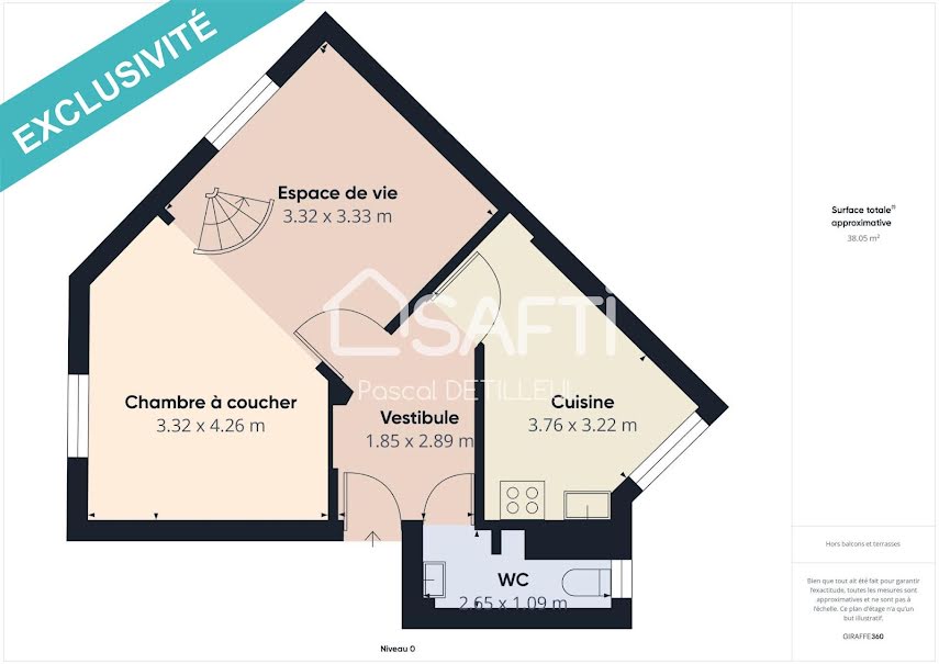 Vente appartement 4 pièces 72 m² à Saint-Cloud (92210), 320 000 €