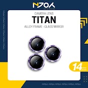 Bộ Vòng Cường Lực Bảo Vệ Camera Titan Chống Trầy Xước Màu Nguyên Bản Cho Ip 14 Pro Max Njoyshop