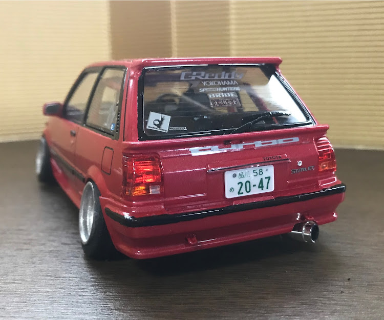 タツ八さんが投稿した７１の日・EP71スターレット・元愛車・プラモデルに関するカスタム事例の投稿画像4枚目