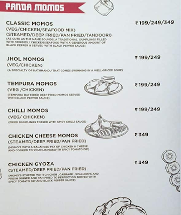 Mama Panda menu 