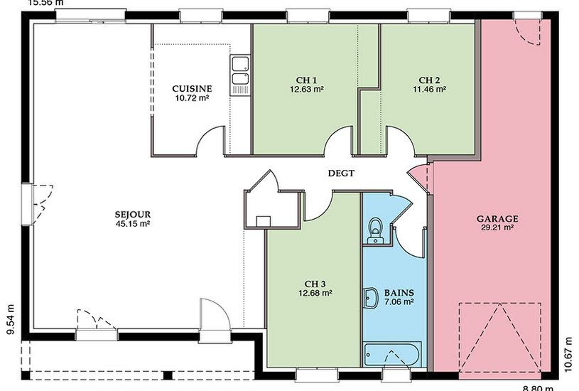  Vente Terrain + Maison - Terrain : 1 160m² - Maison : 100m² à Challuy (58000) 