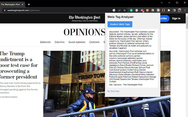 Meta Tag Analyzer - Chrome Web Store