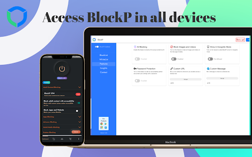 BlockP: AI Website, App & Porn Blocker