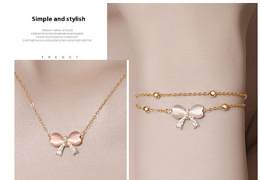 Title 7, S925 Silver Sweet Bow Jewelry. Elegant sterling...
