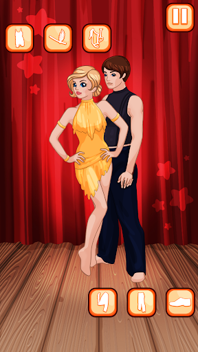 Couple Dress Up Dance Together