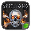 Fire Skeleton GO Keyboard Theme 4.5 下载程序