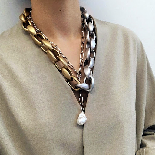 Title 3, Exaggerated Thick Chain Spring and Autumn Sweat...