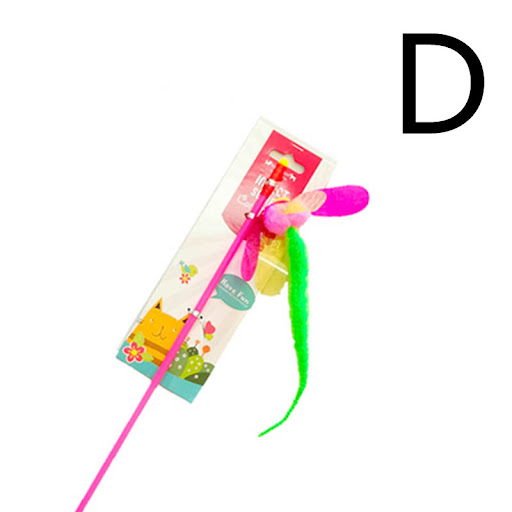 Title 1, Funny Cat Rod Interactive Cat Toy Encourages Pl...