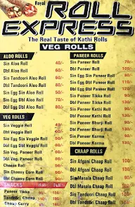 Roll Express The Real Taste Of Kathi Rolls menu 1