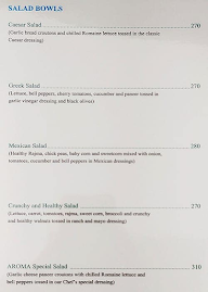 Aroma Restaurants menu 3