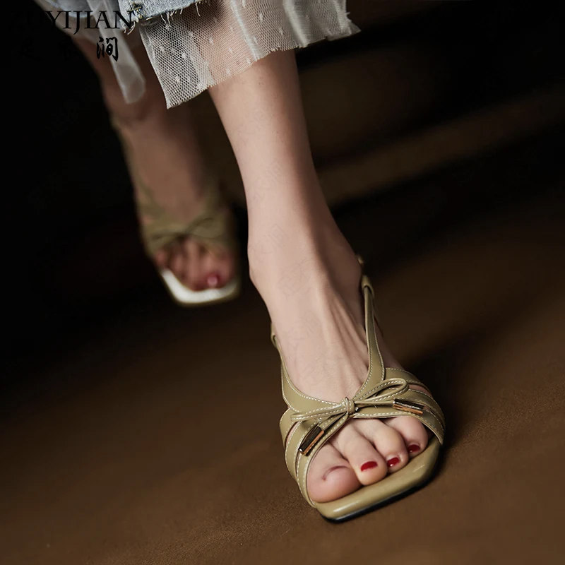 Title 9, Womens Leather Sandals French Niche Design. Ex...