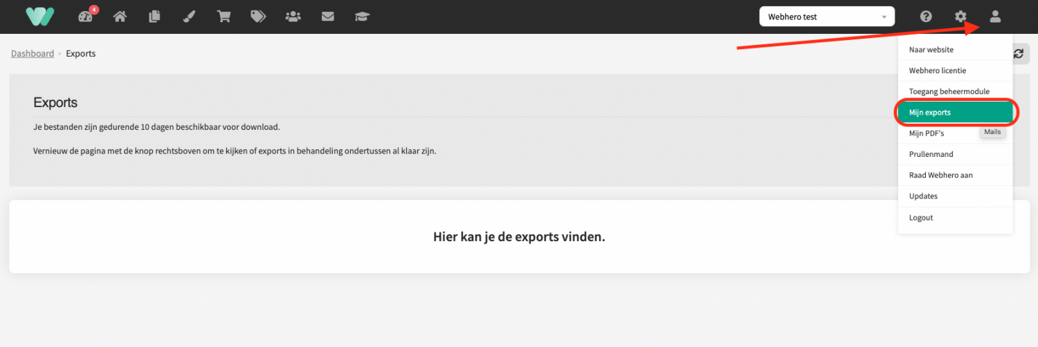 Mijn downloads Webhero