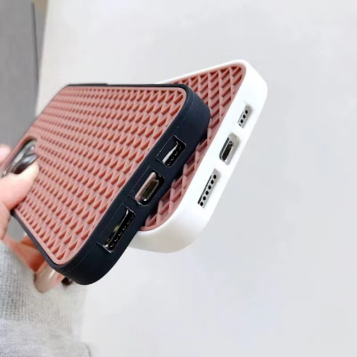 Title 4, Silicone phone case with waffle sole for superi...