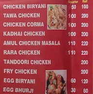 Asad Madina Dhaba menu 1