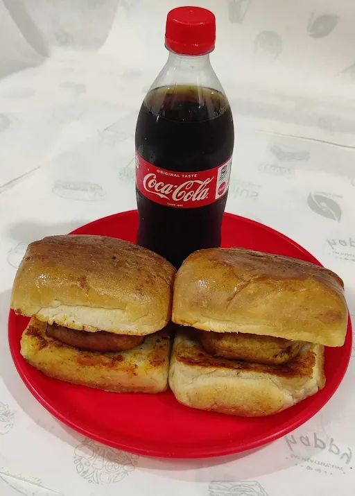 2 Butter Vadapav With Coke [250 Ml]