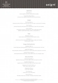 Anigre - Sheraton Grand Jakarta Gandaria City Hotel menu 8