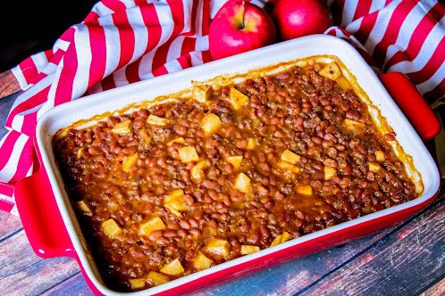 Spicy Apple Baked Beans