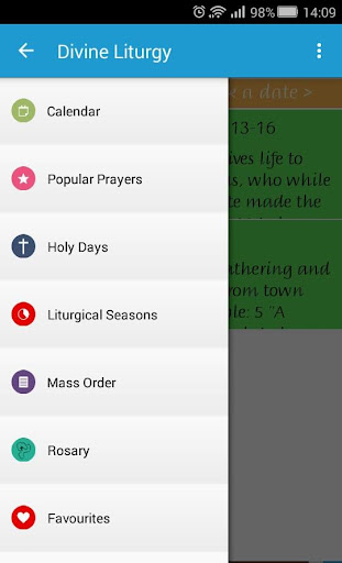 Catholic Liturgical Calendar