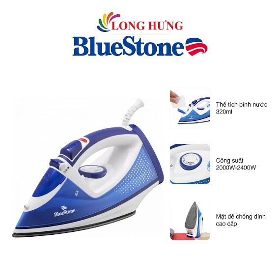 Bàn Ủi Hơi Nước Bluestone Sib - 3806 - Hàng Chính Hãng