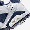 jordan retro 6 g white/varsity red/midnight navy