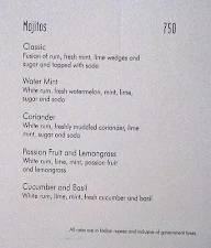 Blend - Taj Club House menu 6