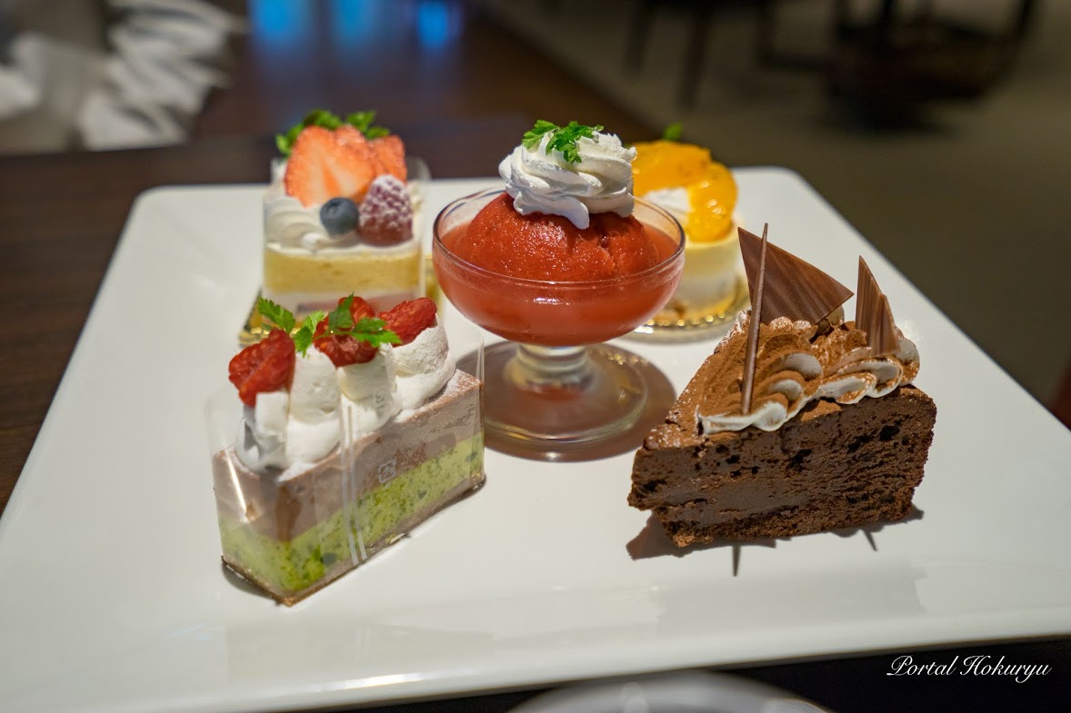 ５種類のケーキ