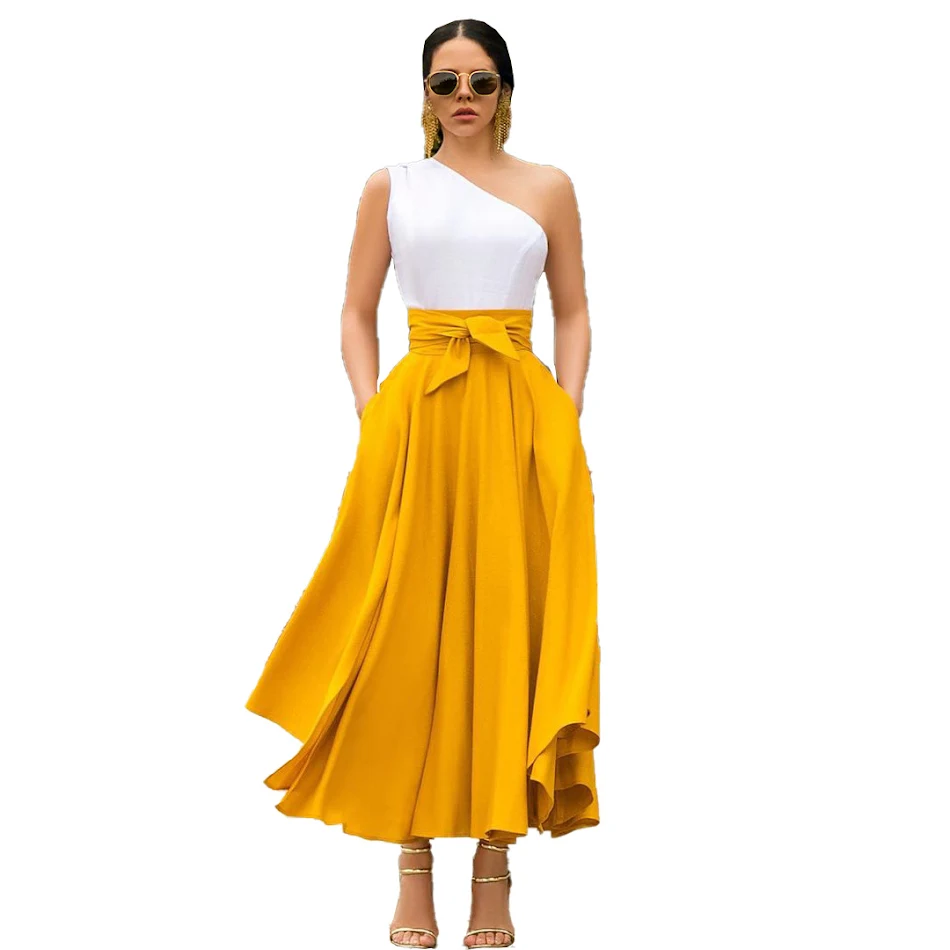 Damen Rock Einfarbig Elegant Casual Europäisch Amerikanisch Vielseitig Stilvoll für Alltag und besondere Anlässe. Perfekter Tragekomfort