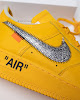 off-white x nike air force 1 low university gold