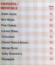 Snack Jack menu 1