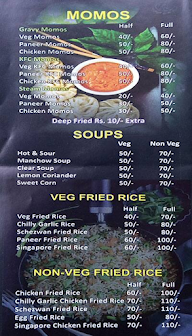 Food & Fire menu 1