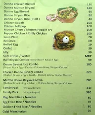 Donne Biryani Kuteera menu 2