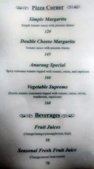 Anuraag Villa Restaurant menu 3