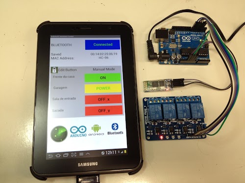 Android application Arduino BT Automatic Control screenshort